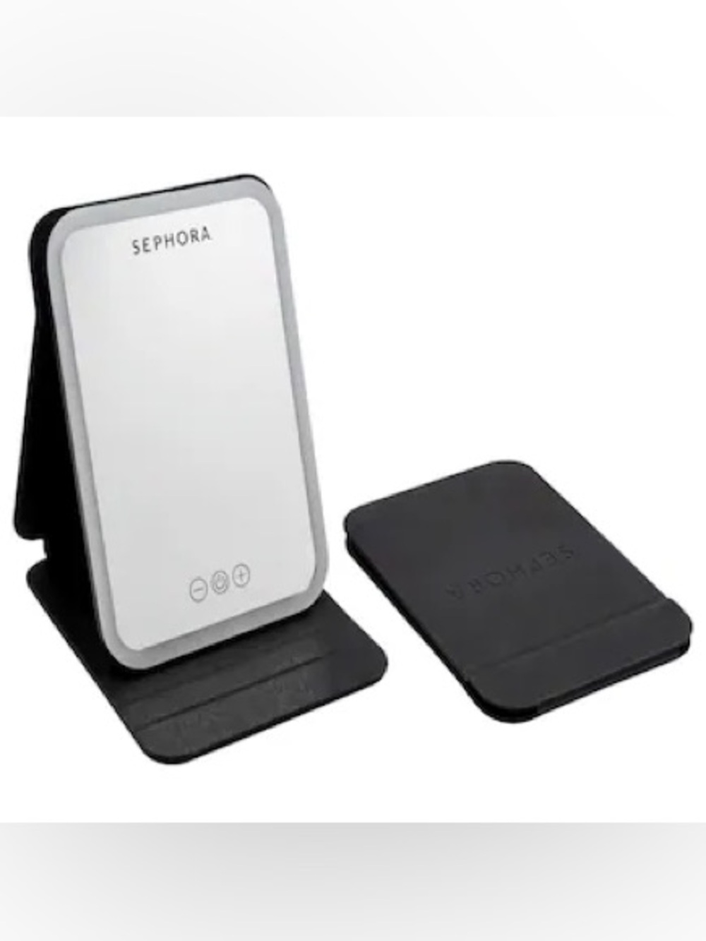 Sephora Black and White Foldable LED Makeup Mirror